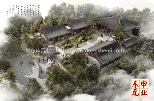 渼陂湖仿古屋面 渼陂湖仿古屋面